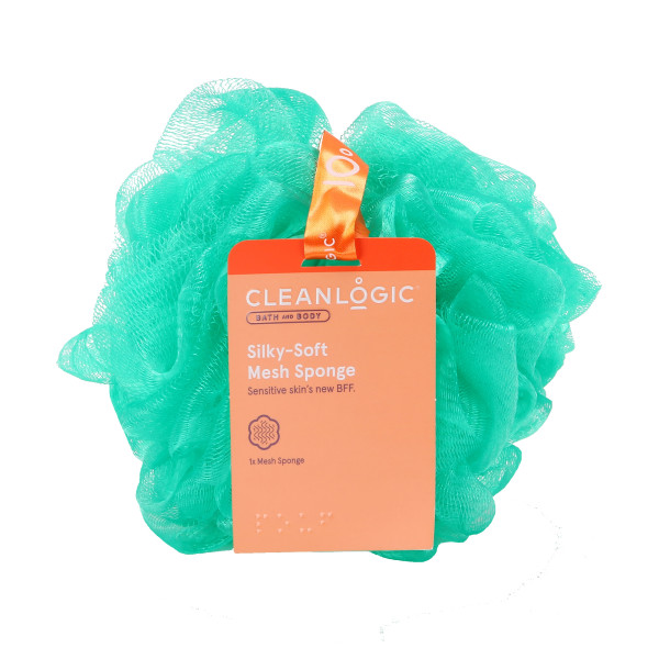 Bath and Body Silky-Soft Mesh Sponge 70g - Shelf Displaym