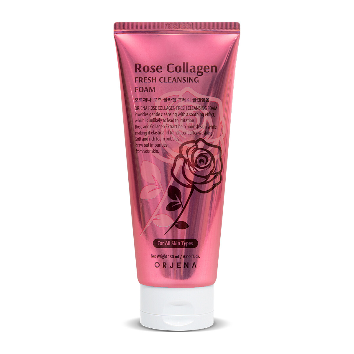Rose Collagen Fresh Cleansing Foam 180ml