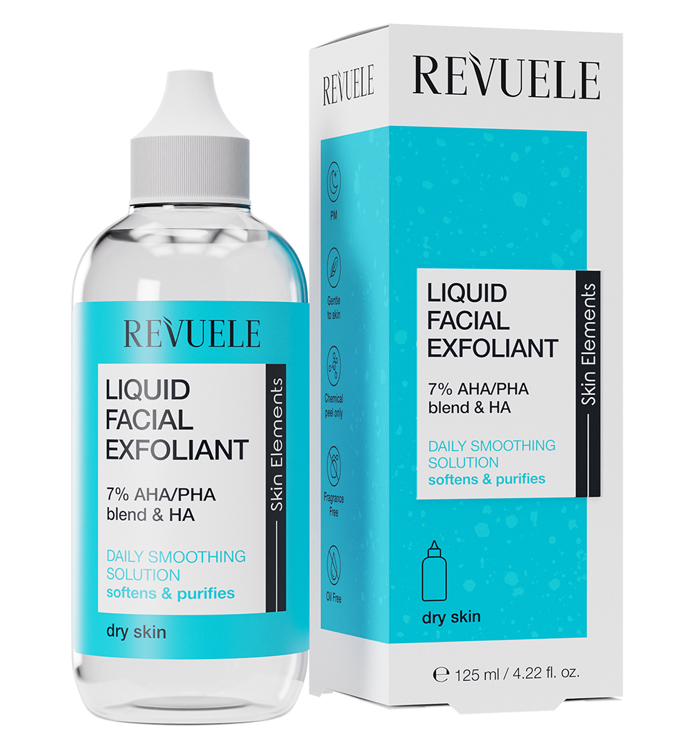 REVUELE LIQUID FACIAL EXFOLIANT 7% AHA/PHA BLEND + HA